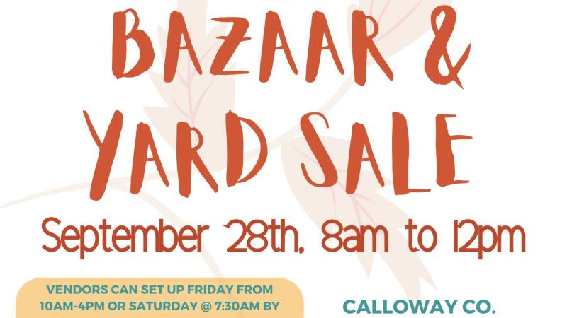 Homemaker Bazaar & Yard Sale Flyer